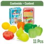 Carro de Compras Colorbaby My Home Brinquedo 12 Peças 15 x 10 x 6 cm 8 Unidades de Colorbaby, Tendas e acessórios - Ref: S890...