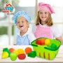 Conjunto de Alimentos de Brincar Colorbaby 22 Peças (12 Unidades) de Colorbaby, Alimentos de brincar - Ref: S8900551, Preço: ...