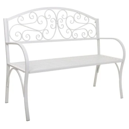 Bench Alexandra House Living White Iron 53 x 91 x 153 cm by Alexandra House Living, Benches - Ref: D1631344, Price: 155,97 €,...