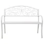 Bench Alexandra House Living White Iron 53 x 91 x 153 cm by Alexandra House Living, Benches - Ref: D1631344, Price: 155,97 €,...