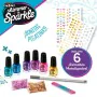 Ensemble de Beauté Cra-Z-Art 1,5 x 4,5 x 1,5 cm Enfant métallique Arc-en-ciel Ongles 4 Unités de Cra-Z-Art, Vanity cases - Ré...