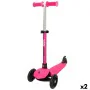 Patinete Scooter Eezi Cor de Rosa 2 Unidades de Eezi, Trotinetas - Ref: S8900775, Preço: 86,48 €, Desconto: %