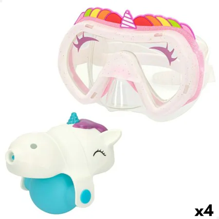 Set aus Wasserpistole und Tauchermaske Eolo Einhorn 14,5 x 10 x 6,5 cm (4 Stück) von Eolo, Wasserpistolen - Ref: S8900870, Pr...