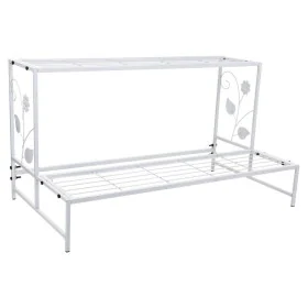 Flower Pot Stand Alexandra House Living White Iron 44 x 44 x 80 cm by Alexandra House Living, Cachepots - Ref: D1631349, Pric...