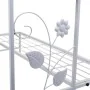 Flower Pot Stand Alexandra House Living White Iron 44 x 44 x 80 cm by Alexandra House Living, Cachepots - Ref: D1631349, Pric...