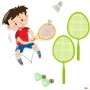 Racquet Set Colorbaby Exterior 4-in-1 20 x 43,5 x 0,5 cm (4 Units) by Colorbaby, Racket games - Ref: S8900922, Price: 53,22 €...