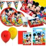 Set Partyartikel Mickey Mouse 66 Stücke von Mickey Mouse, Party-Zubehör - Ref: S8900938, Preis: 19,69 €, Rabatt: %