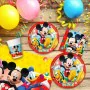 Conjunto Artigos de Festa Mickey Mouse 66 Peças de Mickey Mouse, Artigos para festas - Ref: S8900938, Preço: 19,30 €, Descont...