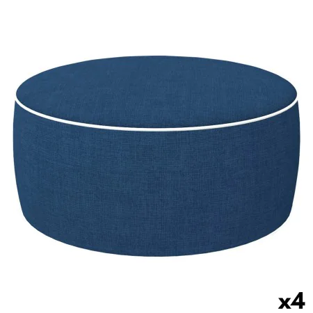 Inflatable Puff Aktive Navy Blue Classic 53 x 23 x 53 cm (4 Units) by Aktive, Footstools - Ref: S8901349, Price: 49,39 €, Dis...