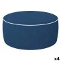 Puff insuflável Aktive Azul Marinho Clássico 53 x 23 x 53 cm (4 Unidades) de Aktive, Pufes - Ref: S8901349, Preço: 49,39 €, D...