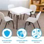 Child's Table Lifetime White Foldable 61 x 53,5 x 61 cm Steel Plastic by Lifetime, Tables - Ref: S8901372, Price: 40,44 €, Di...