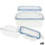 Set di Contenitori da Cucina Ermetici Impilabili Max Home 6 Unità 23 x 7,5 x 17,5 cm di Max Home, Conservazione di alimenti -...