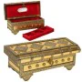 Jewelry box Alexandra House Living Golden Aluminium MDF Wood 14 x 12 x 32 cm by Alexandra House Living, Boxes - Ref: D1631352...