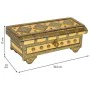 Caja-Joyero Alexandra House Living Dorado Aluminio Madera MDF 14 x 12 x 32 cm de Alexandra House Living, Cajas - Ref: D163135...