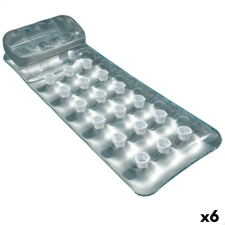 Matelas Gonflable Intex 18 Verres Argenté 188 x 30 x 71 cm (6 Unités) de Intex, Bouées et Matelas gonflables - Réf : S8901457...