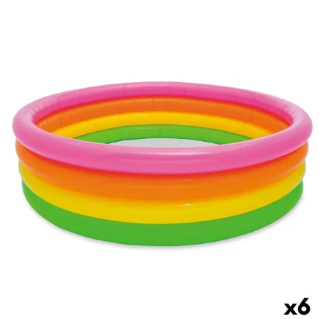 Inflatable Paddling Pool for Children Intex Sunset Rings 780 L 168 x 46 x 168 cm (6 Units) by Intex, Paddling Pools - Ref: S8...