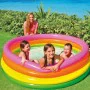 Pataugeoire gonflable pour enfants Intex Sunset Anneaux 780 L 168 x 46 x 168 cm (6 Unités) de Intex, Piscines et Bassins pour...