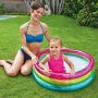 Inflatable Paddling Pool for Children Intex Rainbow Rings 63 L 86 x 25 x 86 cm (12 Units) by Intex, Paddling Pools - Ref: S89...