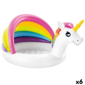 Inflatable Paddling Pool for Children Intex Unicorn Awning 45 L 102 x 69 x 127 cm (6 Units) by Intex, Paddling Pools - Ref: S...