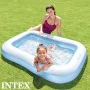 Pataugeoire gonflable pour enfants Intex Rectangulaire Bleu Blanc 90 L 166 x 25 x 100 cm (6 Unités) de Intex, Piscines et Bas...