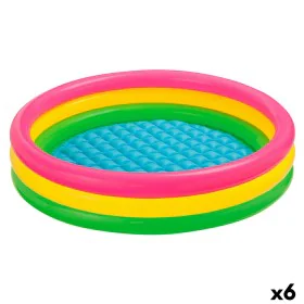 Piscina Insuflável para Crianças Intex Sunset Aros 131 L 114 x 25 x 114 cm (6 Unidades) de Intex, Piscinas para crianças - Re...