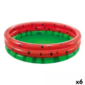 Aufblasbares Planschbecken für Kinder Intex Wassermelone Ringe 581 L 168 x 38 x 168 cm (6 Stück) von Intex, Planschbecken - R...