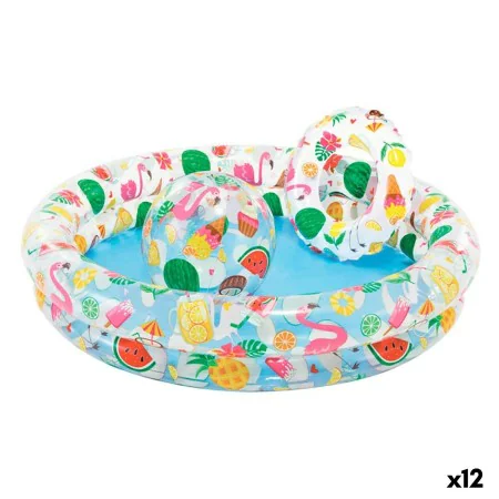 Inflatable Paddling Pool for Children Intex Tropical Rings 150 l 122 x 25 cm (12 Units) by Intex, Paddling Pools - Ref: S8901...