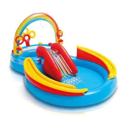 Piscina Hinchable para Niños Intex Parque de juegos Arcoíris 297 x 135 x 193 cm 381 L de Intex, Piscinas para niños - Ref: S8...