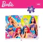 Set mit 4 Puzzeln Barbie MaxiFloor 192 Stücke 35 x 1,5 x 25 cm von Barbie, Klassische Puzzles - Ref: S8902083, Preis: 10,10 €...