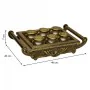 Tray Alexandra House Living Copper Glass Aluminium MDF Wood 26 x 7 x 46 cm by Alexandra House Living, Plates and dishes - Ref...