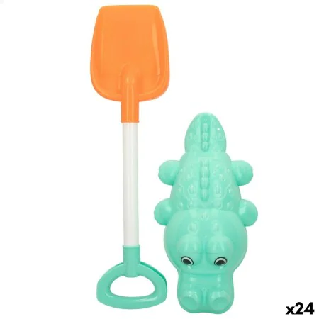 Set de Juguetes de Playa Colorbaby 2 Piezas Cocodrilo Pala Polipropileno (24 Unidades) de Colorbaby, Juguetes para la arena y...