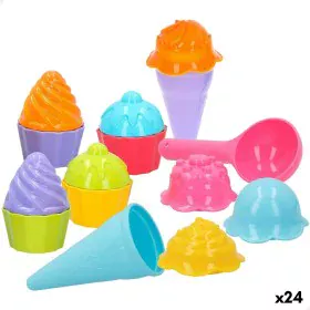 Beach toys set Colorbaby 15 Pieces Moulds Ice cream Cupcake (24 Units) by Colorbaby, Sandpit and beach toys - Ref: S8902142, ...