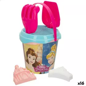 Set de jouets de plage Princesses Disney Ø 18 cm (16 Unités) de Disney Princess, Jouets de sable et de plage - Réf : S8902147...