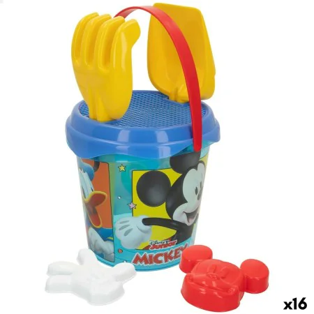 Set de jouets de plage Mickey Mouse Ø 18 cm (16 Unités) de Mickey Mouse, Jouets de sable et de plage - Réf : S8902149, Prix :...