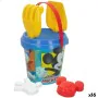 Conjunto de brinquedos de praia Mickey Mouse Ø 18 cm (16 Unidades) de Mickey Mouse, Brinquedos para caixas de areia e praia -...