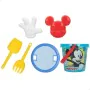 Conjunto de brinquedos de praia Mickey Mouse Ø 18 cm (16 Unidades) de Mickey Mouse, Brinquedos para caixas de areia e praia -...