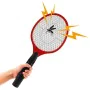 Anti-mosquitos Elétrico Aktive Raquete Aço inoxidável Plástico 18 x 46 x 3 cm (12 Unidades) de Aktive, Controlo de insetos - ...