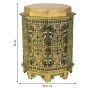 Stool Alexandra House Living Yellow Aluminium MDF Wood 11 x 42 x 38 cm by Alexandra House Living, Sofas and chairs - Ref: D16...