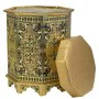 Stool Alexandra House Living Yellow Aluminium MDF Wood 11 x 42 x 38 cm by Alexandra House Living, Sofas and chairs - Ref: D16...