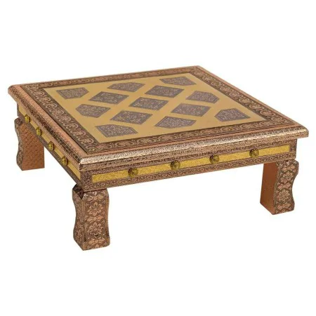 Mesa de apoio Alexandra House Living Cobre Alumínio Madeira MDF 38 x 14 x 38 cm de Alexandra House Living, Jogos de móveis - ...