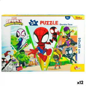 Puzzle Infantil Spidey Doble cara 50 x 35 cm 24 Piezas (12 Unidades) de Spidey, Puzzles - Ref: S8902556, Precio: 60,89 €, Des...