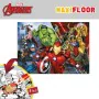 Puzzle Enfant The Avengers Double face 108 Pièces 70 x 1,5 x 50 cm (6 Unités) de The Avengers, Puzzles classiques - Réf : S89...