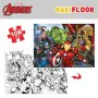 Puzzle Enfant The Avengers Double face 108 Pièces 70 x 1,5 x 50 cm (6 Unités) de The Avengers, Puzzles classiques - Réf : S89...