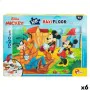 Puzzle Enfant Mickey Mouse Double face 108 Pièces 70 x 1,5 x 50 cm (6 Unités) de Mickey Mouse, Puzzles classiques - Réf : S89...