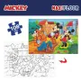 Puzzle Enfant Mickey Mouse Double face 108 Pièces 70 x 1,5 x 50 cm (6 Unités) de Mickey Mouse, Puzzles classiques - Réf : S89...