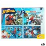 Puzzle Infantil Spider-Man Dupla face 4 em 1 48 Peças 35 x 1,5 x 25 cm (6 Unidades) de Spider-Man, Puzzles - Ref: S8902573, P...