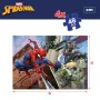 Puzzle Enfant Spider-Man Double face 4 en 1 48 Pièces 35 x 1,5 x 25 cm (6 Unités) de Spider-Man, Puzzles classiques - Réf : S...