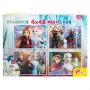 Puzzle Infantil Frozen Doble cara 4 en 1 48 Piezas 35 x 1,5 x 25 cm (6 Unidades) de Frozen, Puzzles - Ref: S8902574, Precio: ...