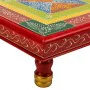 Side table Alexandra House Living Red Aluminium MDF Wood 38 x 14 x 38 cm by Alexandra House Living, Tables - Ref: D1631373, P...