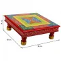 Side table Alexandra House Living Red Aluminium MDF Wood 38 x 14 x 38 cm by Alexandra House Living, Tables - Ref: D1631373, P...